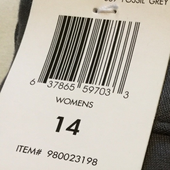 Last size 14 Gray CalvinKlein Stretch pant Zip up - Picture 6 of 8